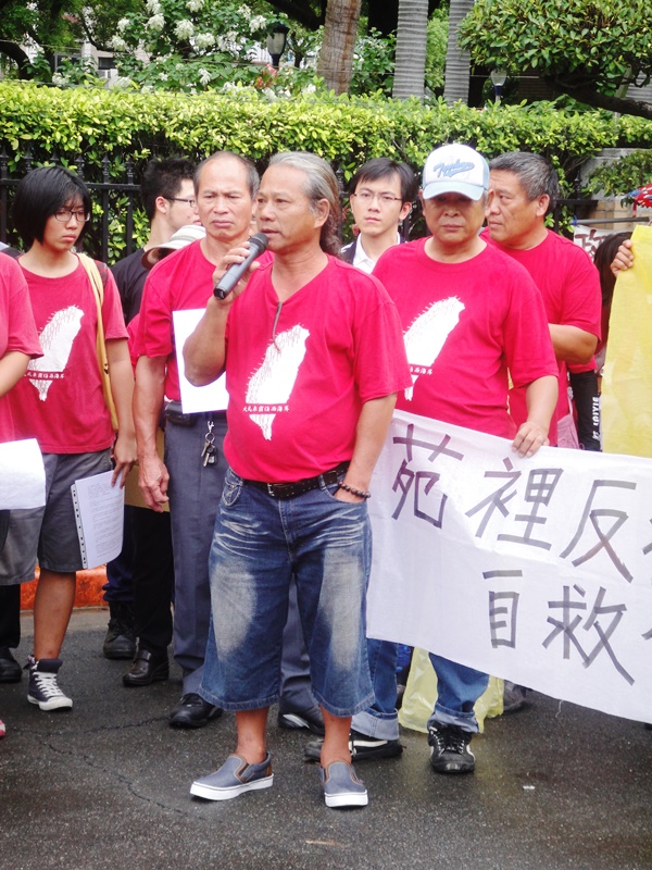 苑裡反瘋車自救會會長陳清海。圖5之3：王立柔/攝