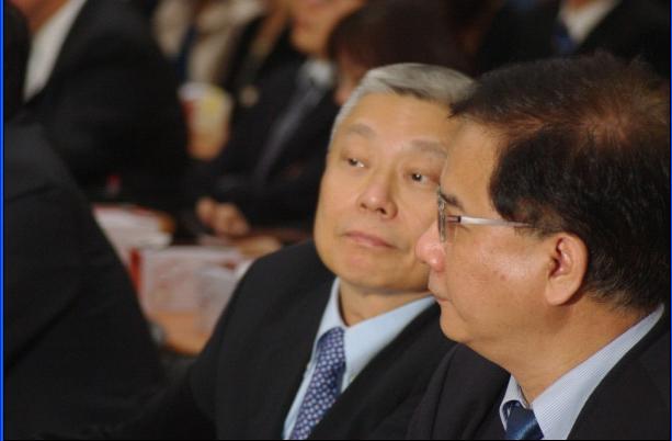 國家通訊傳播委員會(NCC)今(7)召開旺中案第二次公聽會，原外傳不參與公聽會的旺中集團總裁蔡衍明也親自出席。圖為旺中集團總裁蔡衍明。圖：林靖堂／攝。