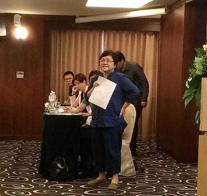 香港記協主席岑倚蘭表示，香港的傳媒老闆被納入建制；當地記者對中國政府的批評越來越有顧慮。圖：記協提供