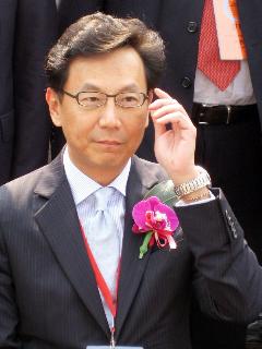 被傳將買台灣壹傳媒的富邦金控董事長蔡明忠，今日首度對外回應說，大多數的報導都是不正確的。圖片來源：中央社資料照片。
