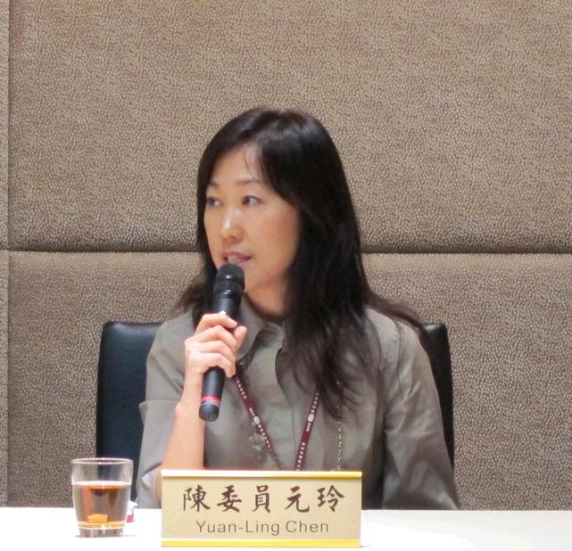 NCC第四屆委員甫上任，今(1)日傍晚召開首次的例行記者會。爭議不斷的新任委員陳元玲，表示自己「已經從Integral公司離職」。圖:謝仁烜/攝。