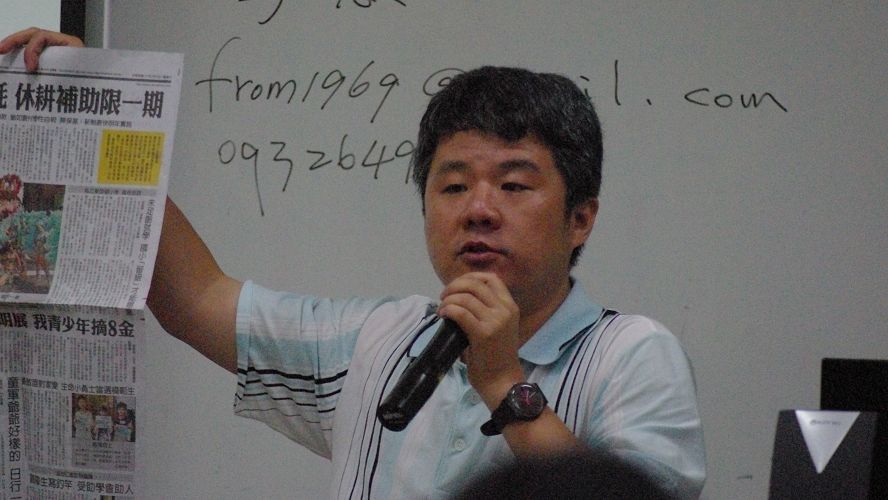 旺中案再引爆，中國時報副總編輯何榮幸為抗議旺中媒體集團持續批判學者與學生向集團高層遞出辭呈。圖：新頭殼資料照片。