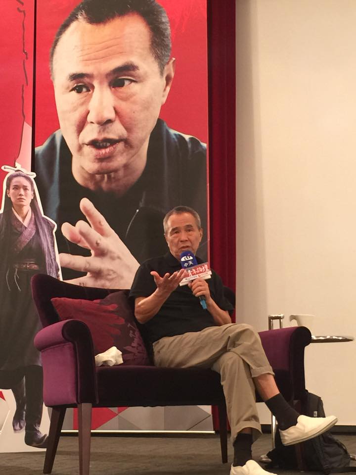 名導侯孝賢參加陳文茜主持的「兩岸青年論壇」。圖：翻攝自文茜的世界周報臉書