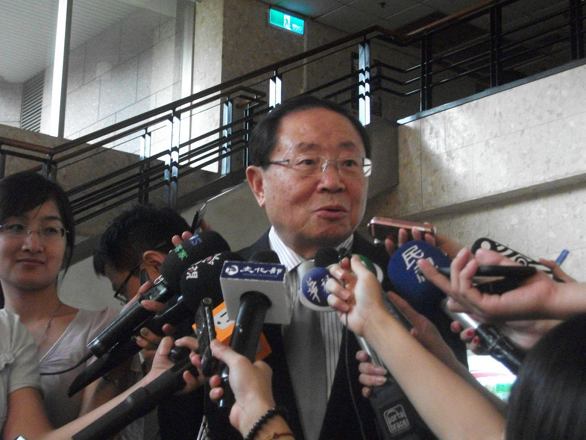 第5屆公視董事會今（29）日下午召開第1次董事會，遴選新任董事長，經過了1個小時的票選，邵玉銘獲得過半數的董事支持，接任董事長。圖：涂鉅旻/攝