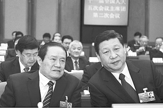 如果周永康（左）是魏忠賢，習進平就是崇禎皇帝。圖：翻攝網路