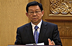 中國海協會今(26)日舉行第3屆理事會第1次會議，確定由前中國商務部長陳德銘接替陳雲林成為新任海協會長。圖片來源：中央社