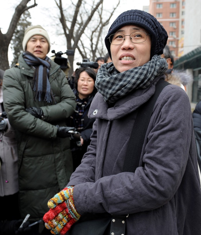 被羅織入獄的中國諾貝爾獎得主劉曉波，已經透過妻子劉霞(圖)向委託的律師莫少平確認不服法院的二審判決。圖片來源:達志影像/美聯社