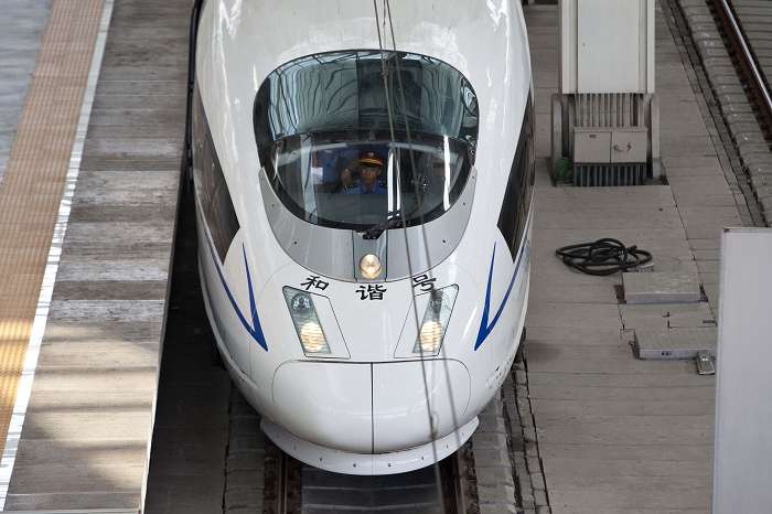 中國京滬高鐵將於週四正式通車。圖片來源：達志影像/美聯社