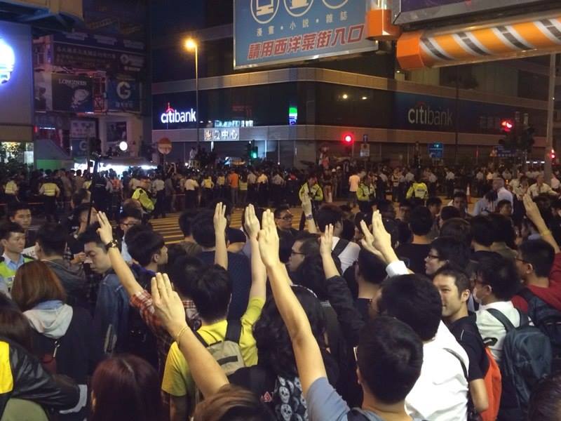 香港佔中要退或戰，目前尚無定論。圖：翻攝香港學聯
