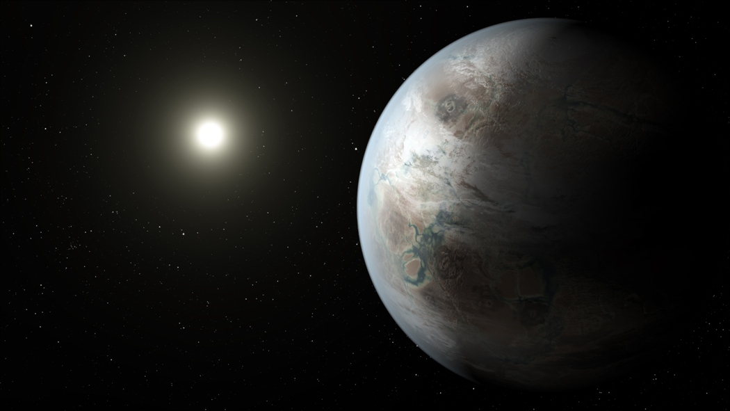NASA於台灣時間24日凌晨宣布，發現一個體積近似地球、可能有水，且適合居住的行星「克卜勒452b」。圖：翻攝自NASA官網 圖取自網路 (資料照片)。