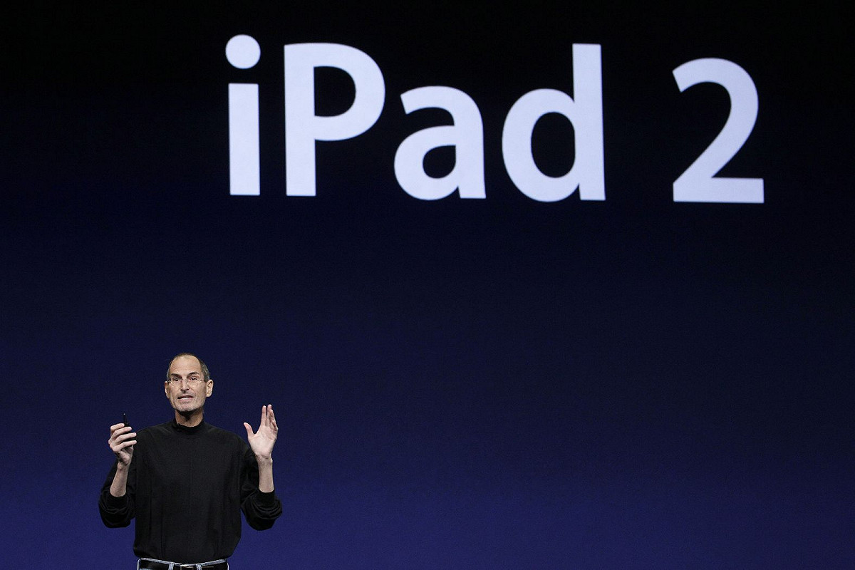 賈伯斯抱病登場，發布iPad第2代。圖片來源：達志影像/美聯社