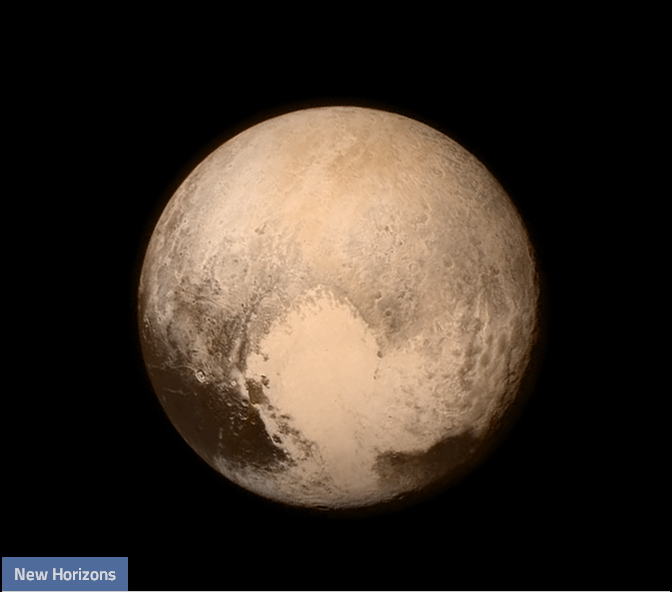 NASA無人太空船「新視野號」（New Horizons）在台灣時間14日晚間7時49分飛越冥王星。圖：翻攝自NASA官網