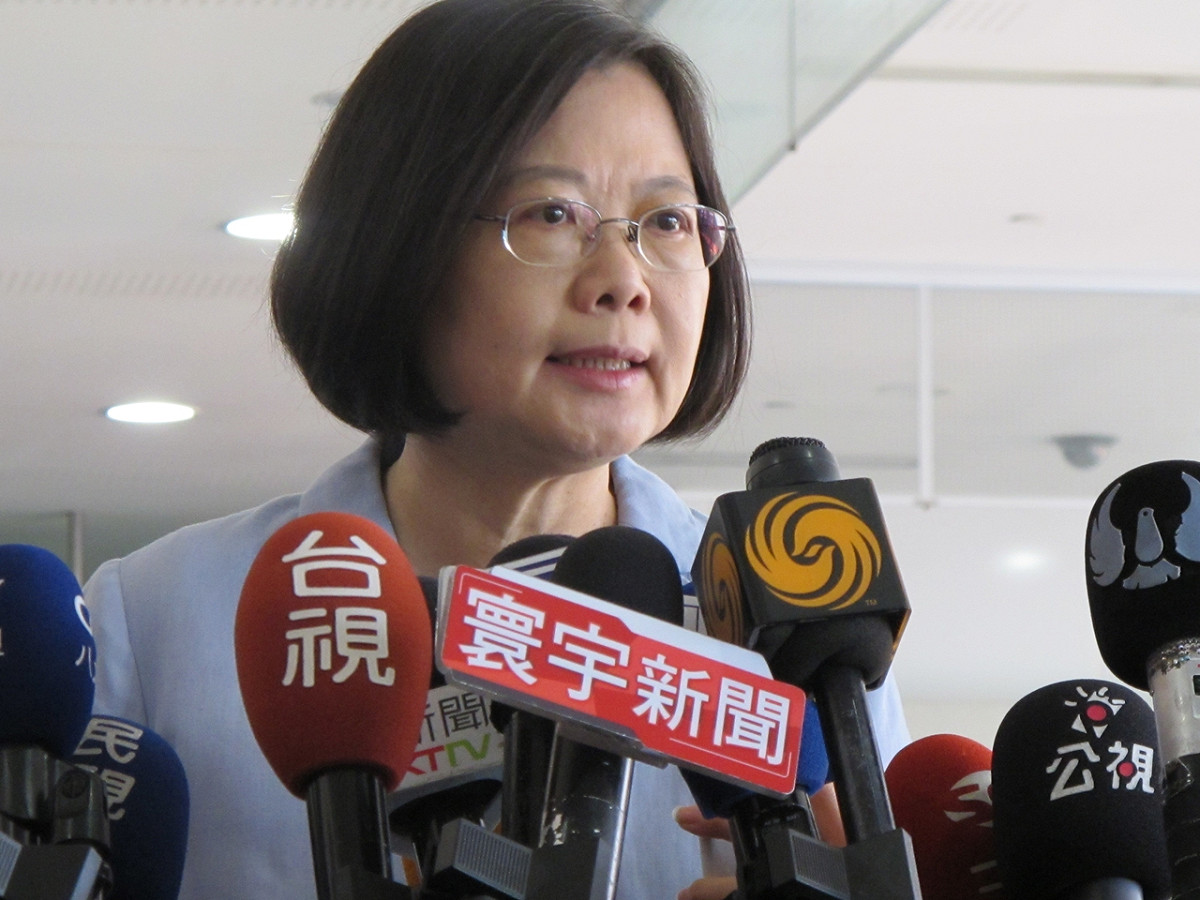 民進黨主席蔡英文19日強調，對於小戶電價，民進黨沒有計畫調漲。圖：林朝億/攝