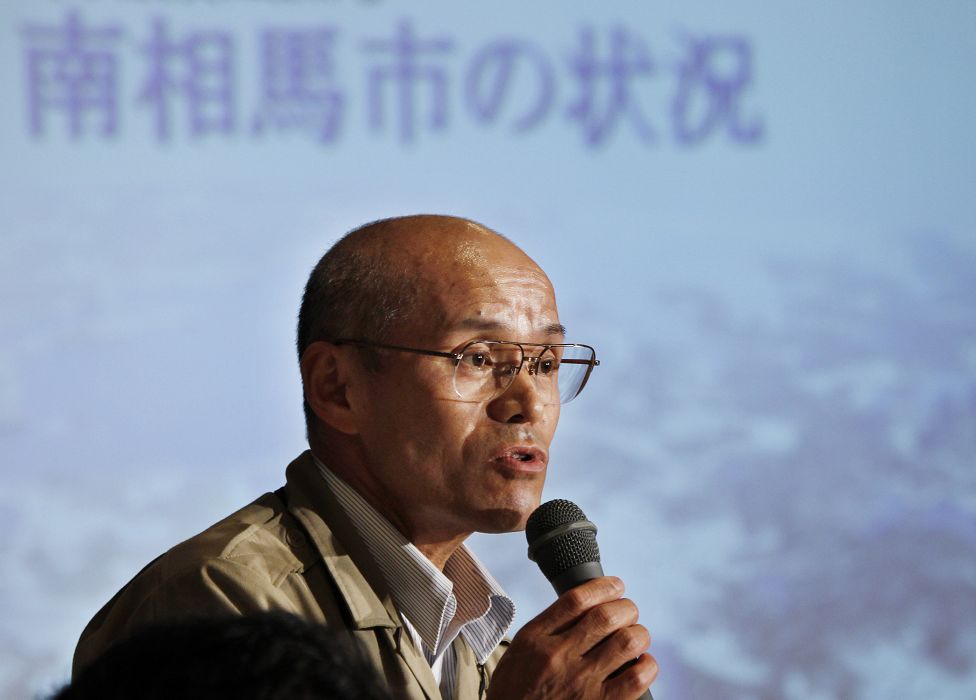 日本福島縣南相馬市19日舉行市長選舉投票，無黨派的現任市長櫻井勝延以「去核電」主張，成功連任。圖片來源：達志影像/美聯社資料照片