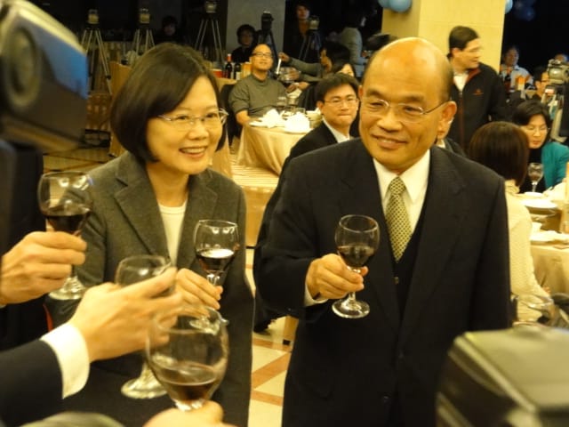 蔡英文有意主打「非核」議題，但在野目標大致相同，在初選中，難以藉此與對手一分高下。圖片：王鼎鈞/攝