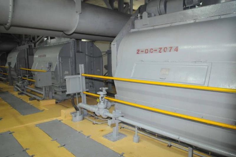從10月16日開始的核三廠1號機大修於今（28）日結束。圖為核三廠內部。圖：中央社資料照片