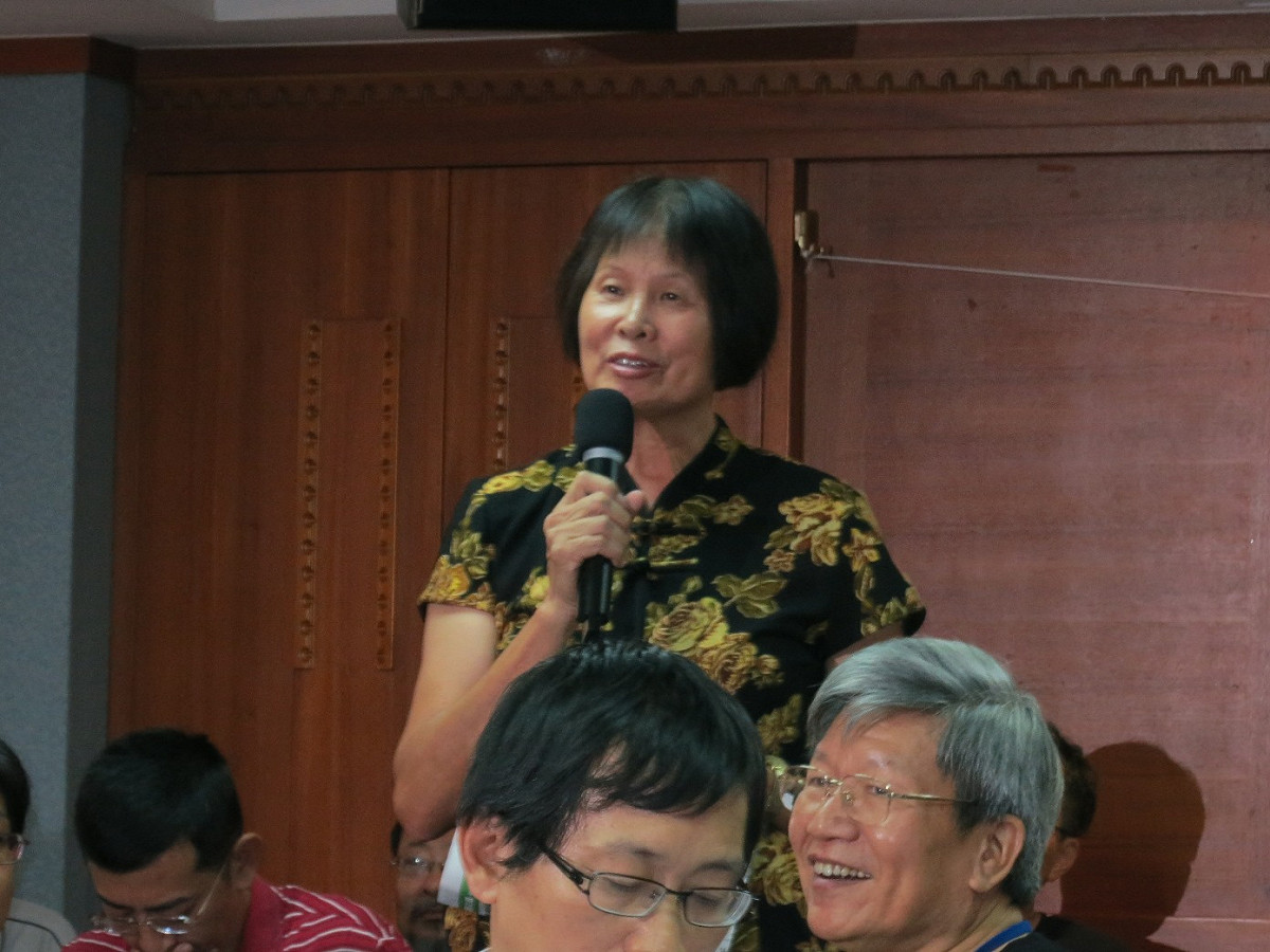 田徑女傑紀政表示，台灣人一定要終結任人糟蹋的日子，勇敢出來投票。圖：林朝億/攝影