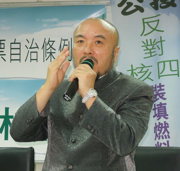 宜蘭文教基金會董事長陳錫南認為，國家的政策走偏，追求經濟發展的同時也要合乎環境的正義，如果政府讓核四運轉將自焚抗議。圖：陳冠廷/攝