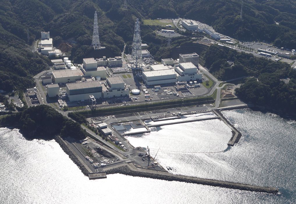 位於日本宮城縣的女川核電廠。圖片來源：達志影像/路透社資料照片。