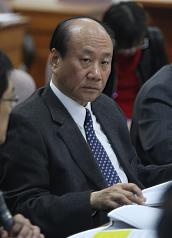 日月光涉嫌排放廢水事件，經濟部長張家祝（圖）16日表示，若查到任何不法事實，皆支持依相關法規從嚴處理。圖：中央社
