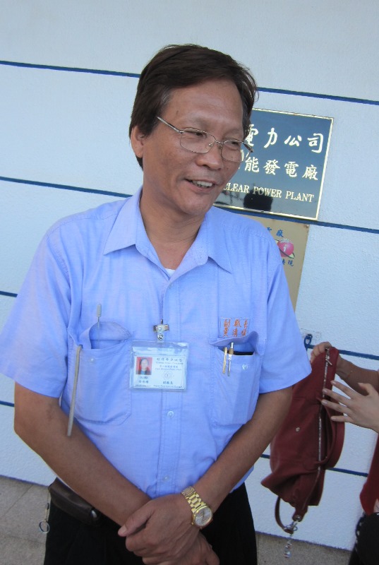 核一廠副廠長黃清順下午受訪時表示，菅直人在參訪過程中沒有問很多問題，並表現出肯定的態度。圖4之4：王立柔/攝