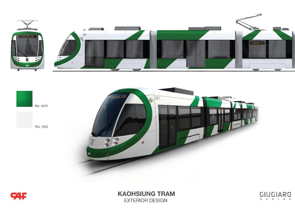 車輛外觀RAL6035設計圖