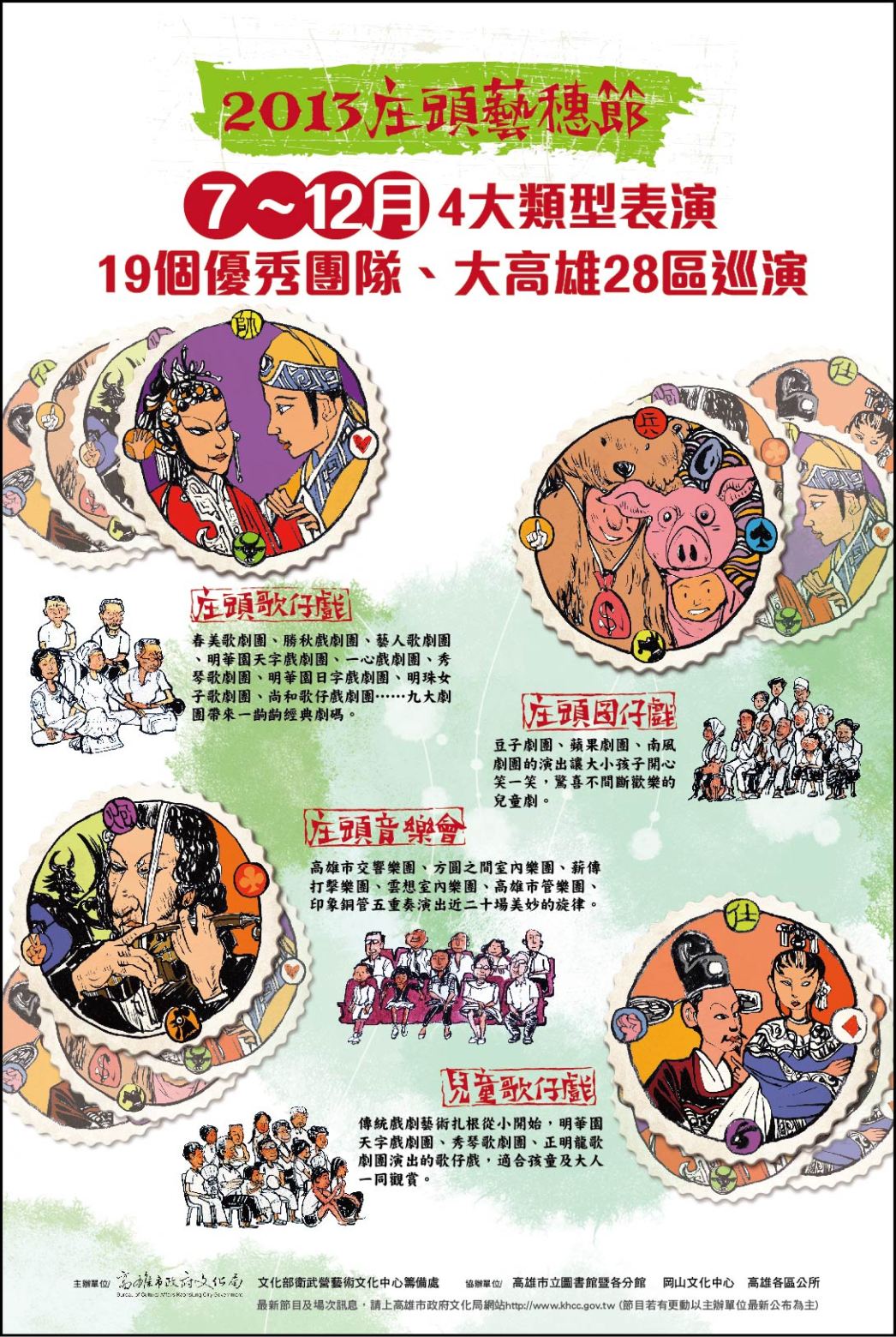 2013「庄頭藝穗節」巡迴57場次 新增兒童歌仔戲