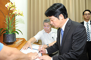 賴清德11日將拜會蘇嘉全與朝野黨團