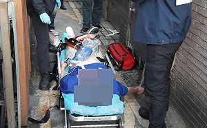 反年改團體衝立院 退校繆德生翻牆命危搶救  退將吳斯懷送醫