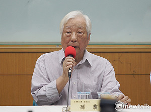 卡管爭議  孫震引柯P談話：不知道哪個白癡決定的