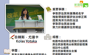 小檔案》鄭文燦人馬谷辣斯‧尤達卡   搭直昇機上來的紅人