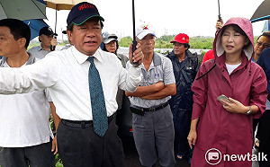 防風林崩堤危害魚塭 陳亭妃協調搶修