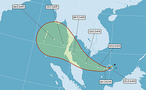今年首颱「帕布」生成！水氣影響將濕涼至週四