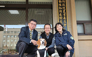 加強邊境防疫！資深「護國神犬」Mini調派金門