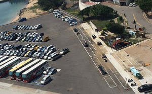 解決業者停車亂象！澎湖港設立機車租車專區