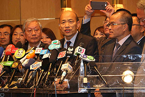 徵召領表仍需要本人同意  韓國瑜：跟誰鬆口？回去再討論