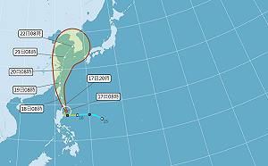 丹娜絲來勢洶洶！上午11時30分發布海陸上警報