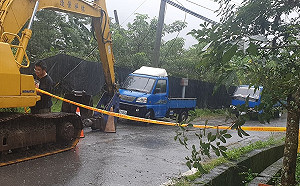 西南風偏強雨勢急驟！高雄那瑪夏列一級淹水警戒