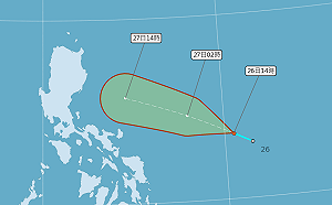 熱帶低壓最快明後天成颱！週四起天氣不穩各地有雨