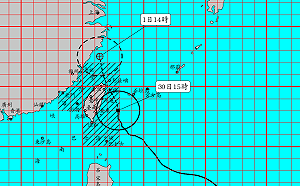 中颱米塔暴風圈進入花東！東南部留意焚風