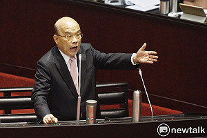 挨轟防災「看顏色」 蘇貞昌駁：畫錯重點