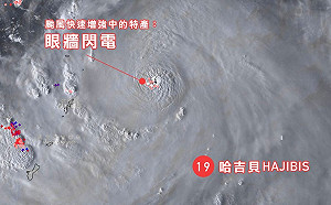 赴日本要注意！「哈吉貝」挑戰今年最強颱風  預計周日直撲本州