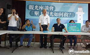 韓假環島Day1 韓國瑜參加觀光座談 恆春民宿業者喊「我們要陸客」