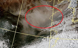 中國沙塵暴來襲！鄭明典：明後天可能漂至台灣上空