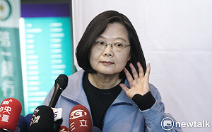 韓國瑜又控「國家機器」介入  蔡英文：這是他的慣性