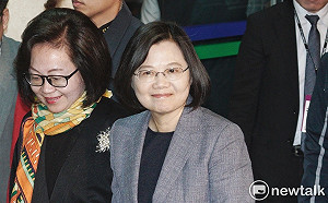 蔡英文：韓國瑜較少出國 出入中國較多一點