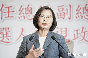 總統政見會》「一天只吃一頓」蔡英文：韓國瑜要不要講給你政壇大哥聽