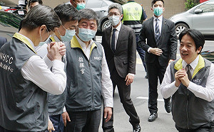 武漢肺炎》上班首日副總統視察指揮中心！陳時中曝賴清德關心這3大議題