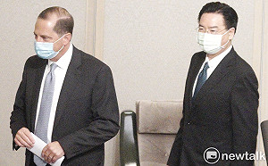 會美衛生部長阿札爾 吳釗燮：台灣必須獲勝 民主才能長存！