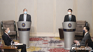 台美部長見面會 中官媒跳腳：阿札爾訪台是「疫情政治化的鬧劇」